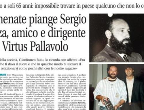 Cermenate piange Sergio Mazza, amico e dirigente della Virtus Pallavolo